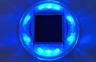 Blue Plastic Solar Road Stud